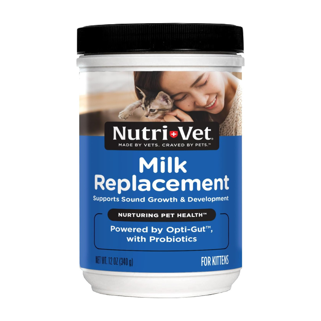 Nutri-vet Milk Replacement for Kittens 12.oz(340g).