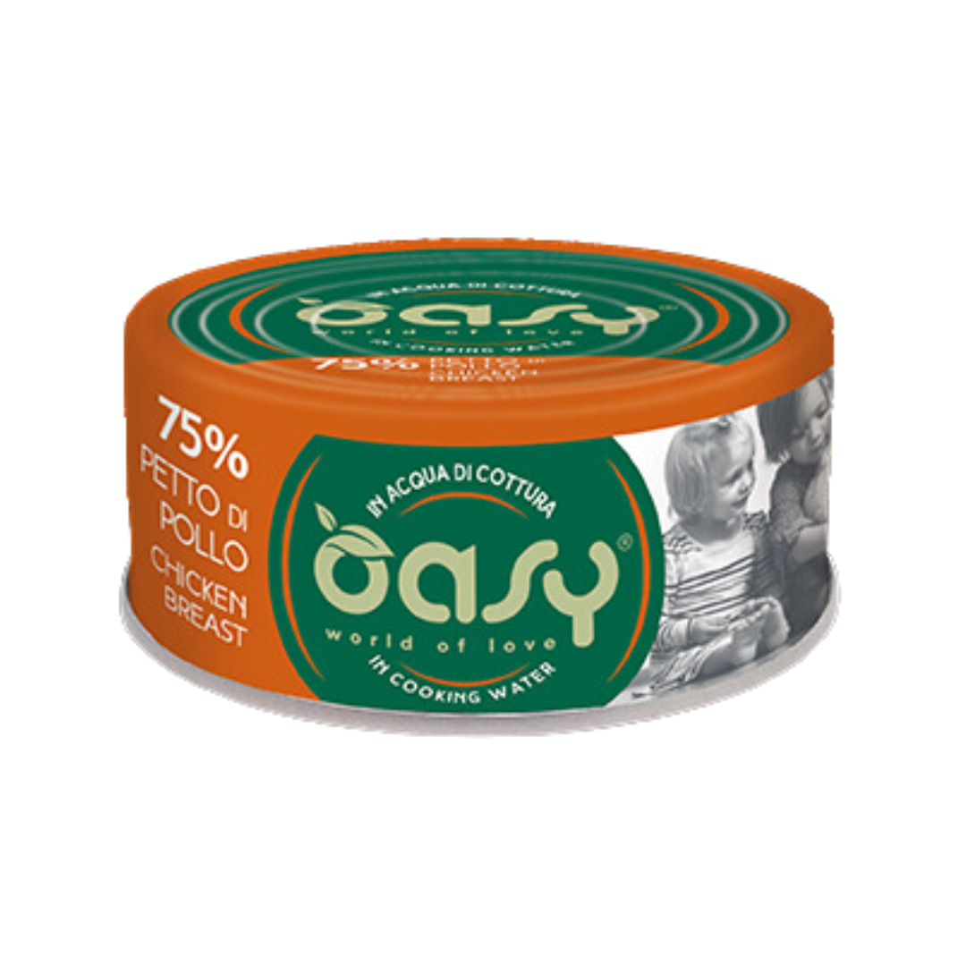 طعام أوزي الرطب للقطط بنكهه الدجاج حجم العبوه 70 جرام