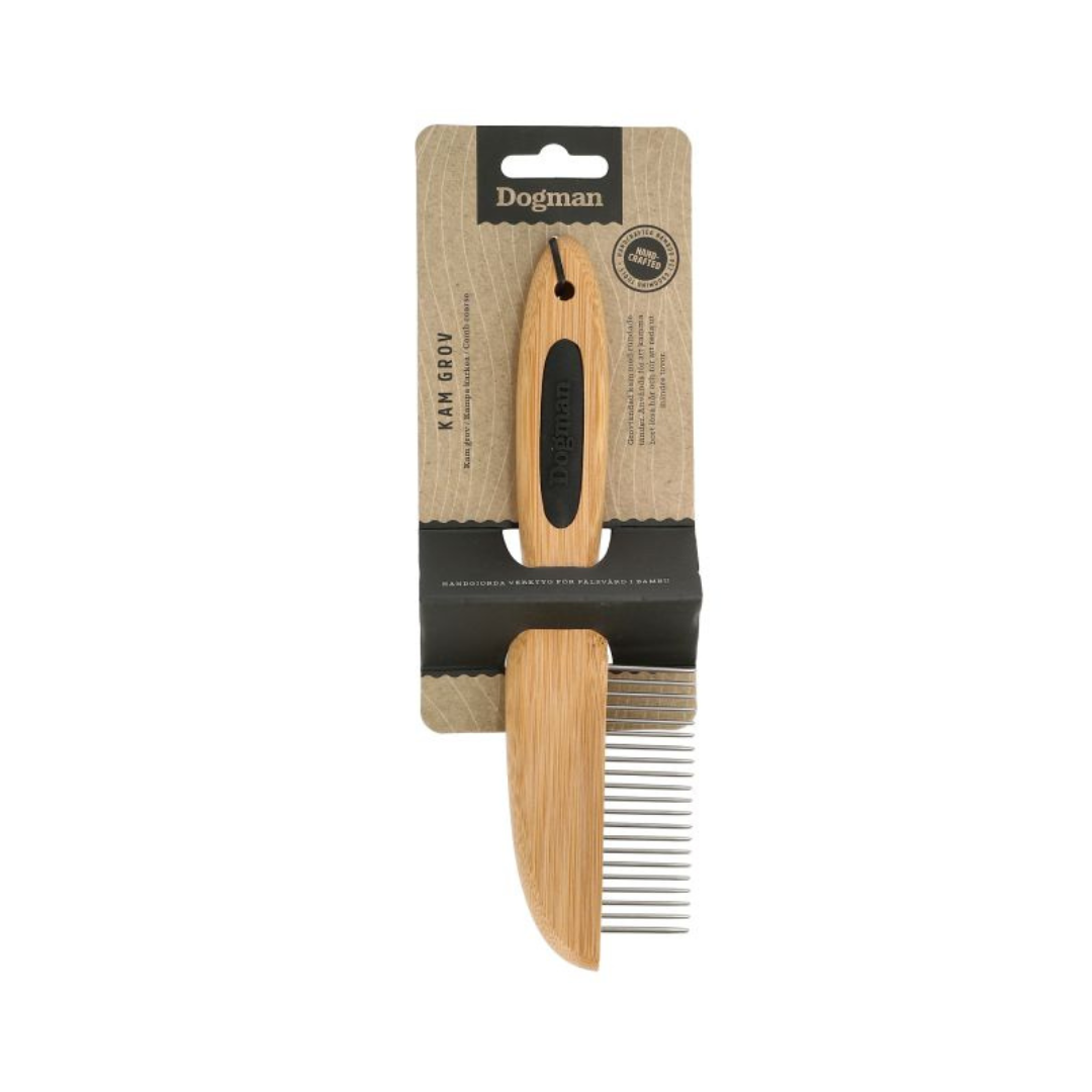 Dogman Comb coarse Bamboo large