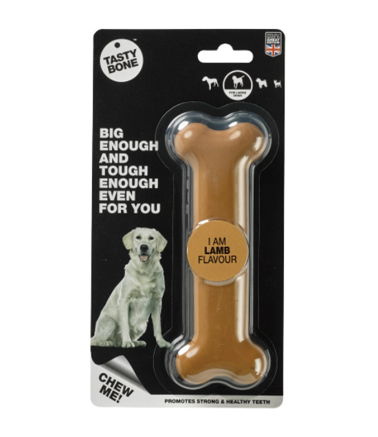 TastyBone Nylon Toy for Large Dogs, Lamb Flavor