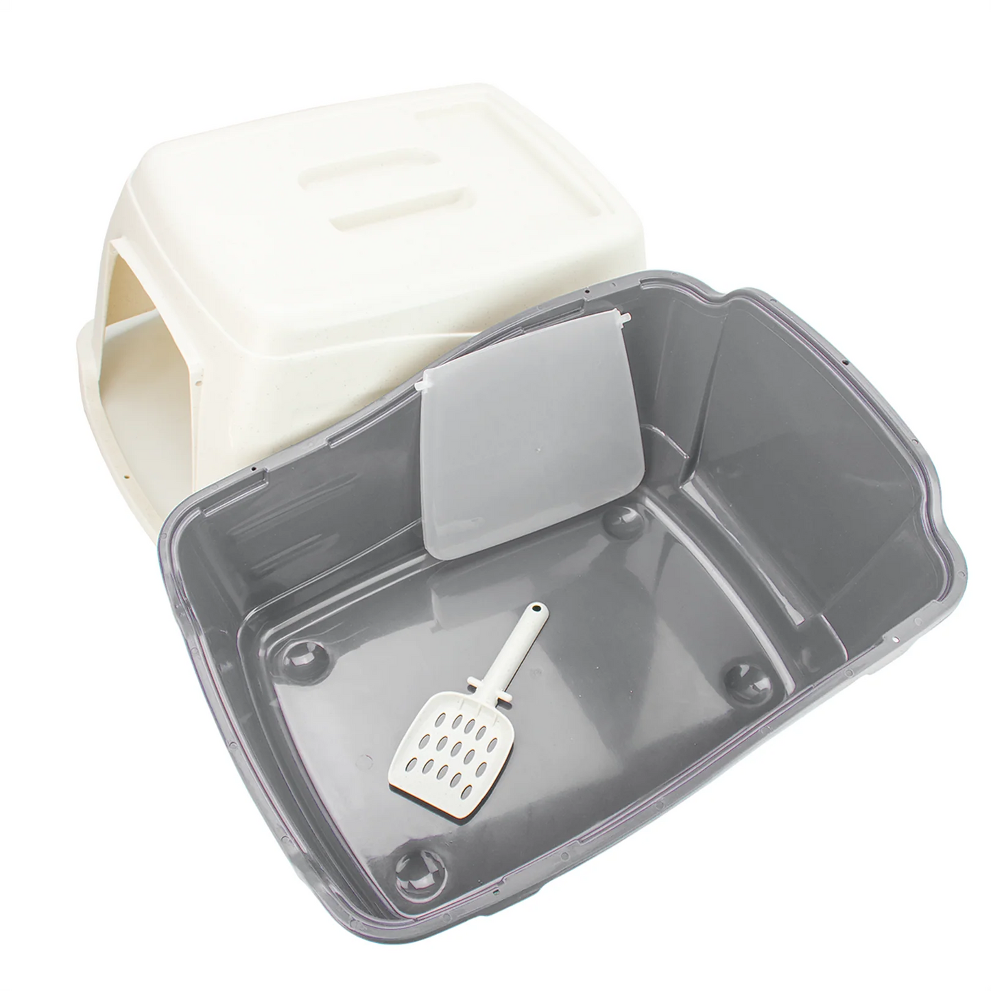 Plastic Hooded Cat Litter Tray HC009-475 (different colurs)