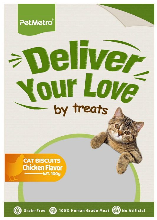 Pet Metro - Flavor Chicken CRUNCHY BISCUITS 85g