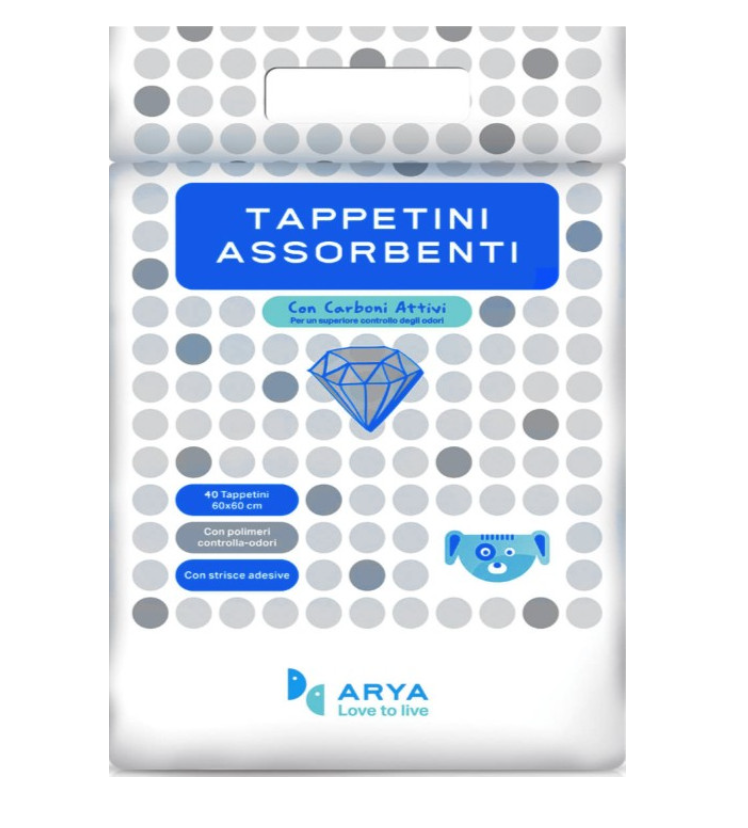 LindoCat - ARYA Puppy Pads with Activated Carbon - 60x60 cm / 40-pack