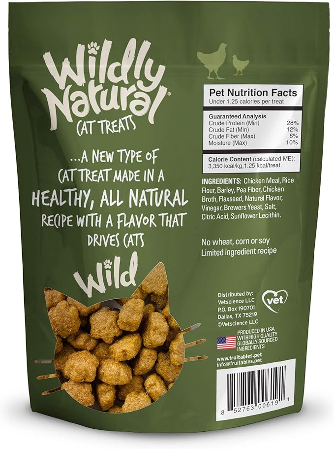 Wildly Natural Cat Treats - Chicken - 70g