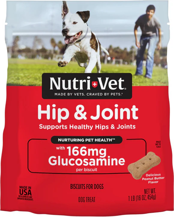 Nutri-Vet Hip & Joint Biscuits for Dogs 16 oz