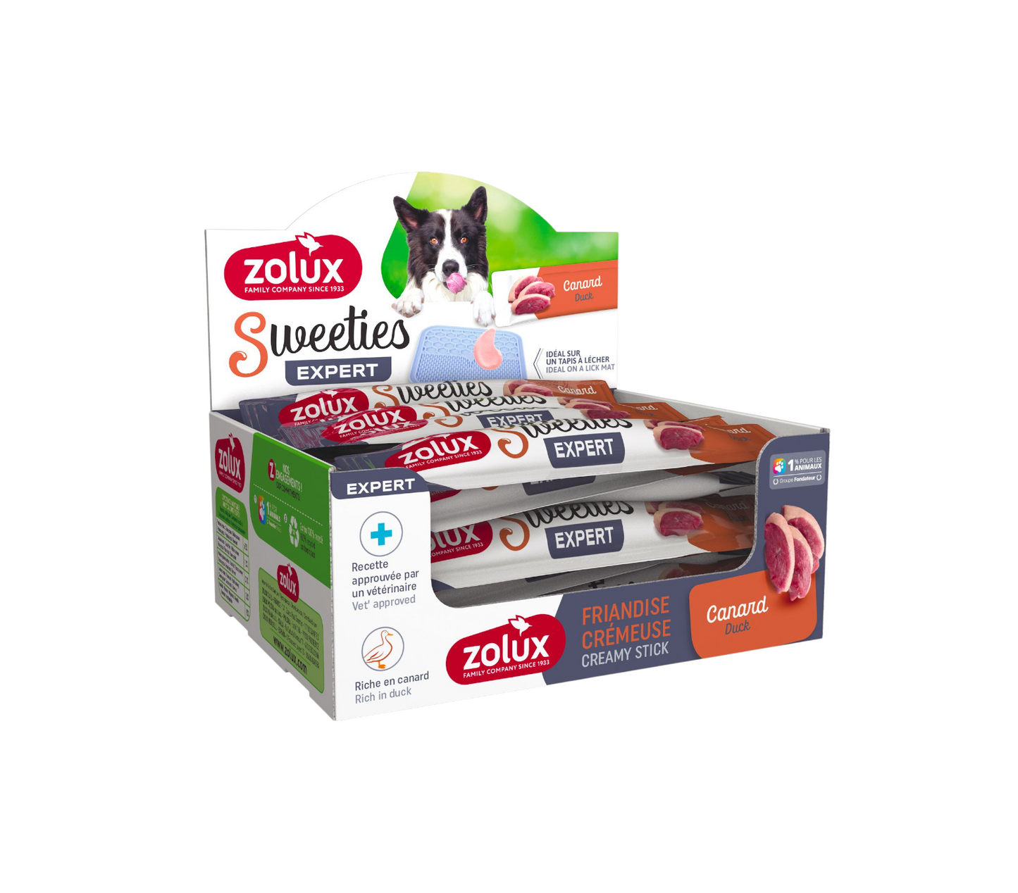 Zolux - Sweeties Creamy Stick For Dog - Duck 14 gm