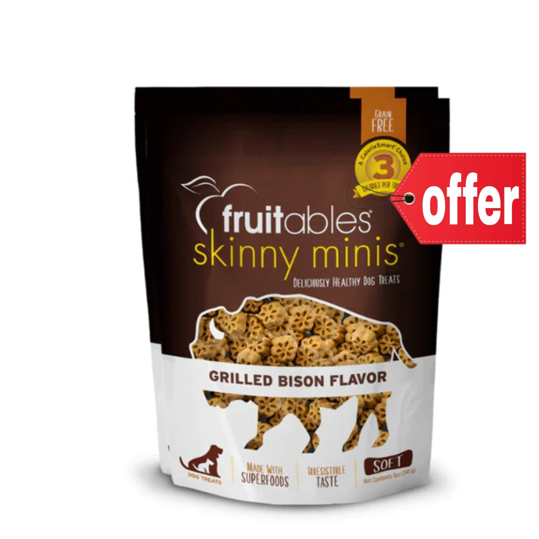 فروتابلز -قطع صغيرة من البيسون المشوي بنكهة سكيني مينيز- ٣٤٠ غرام