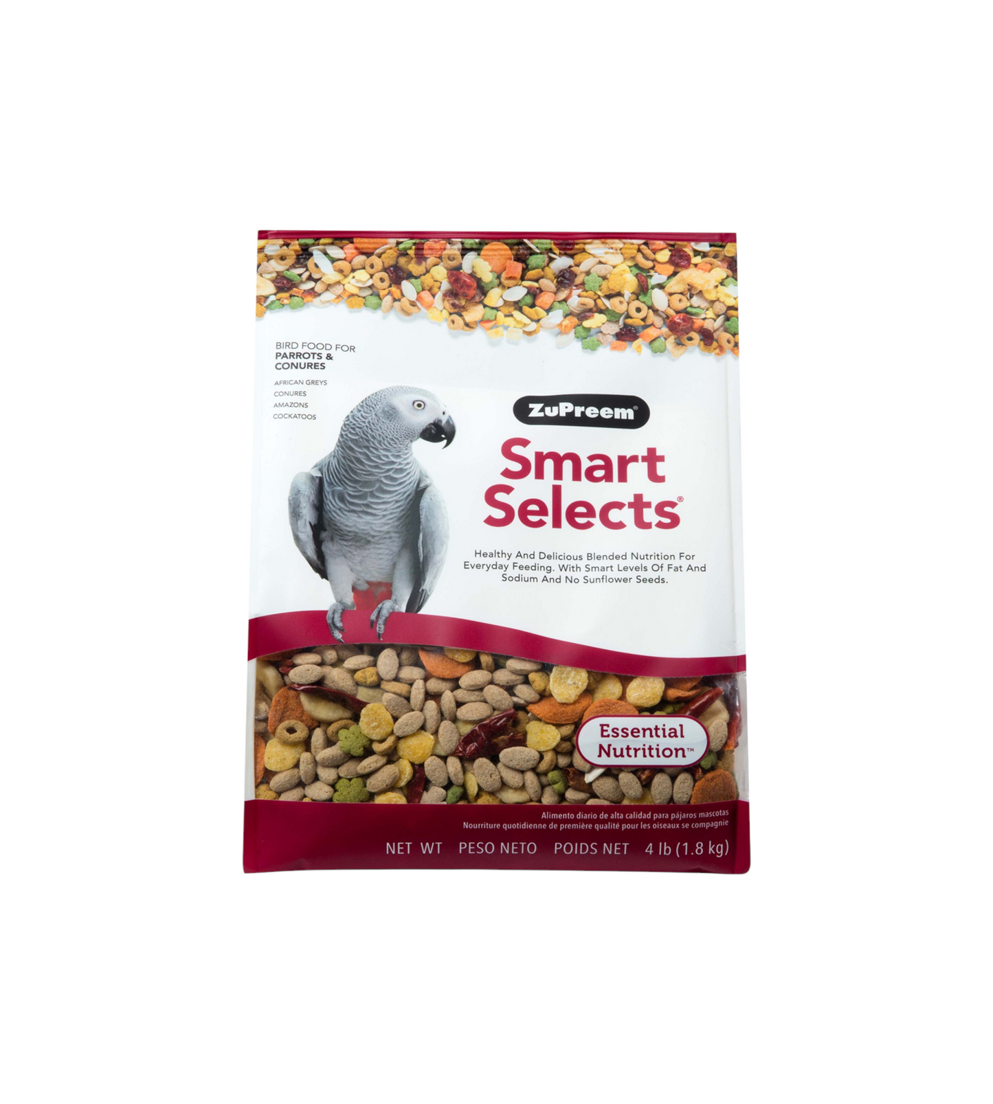 Zupreem - Smart Selects Parrots & Conures 4lb