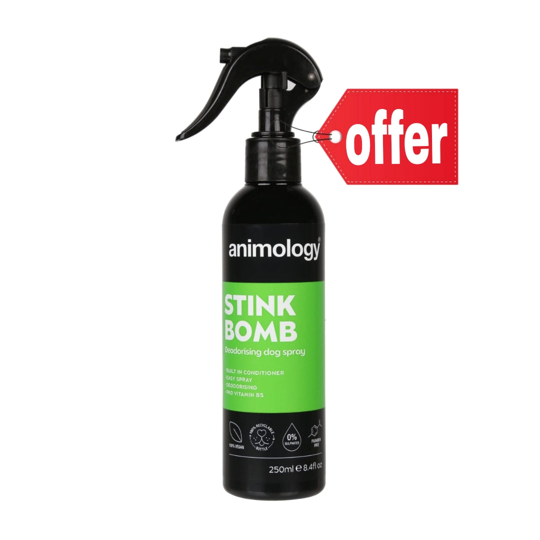 Animology- Stink Bomb De-odorising Dog Spray 250ml