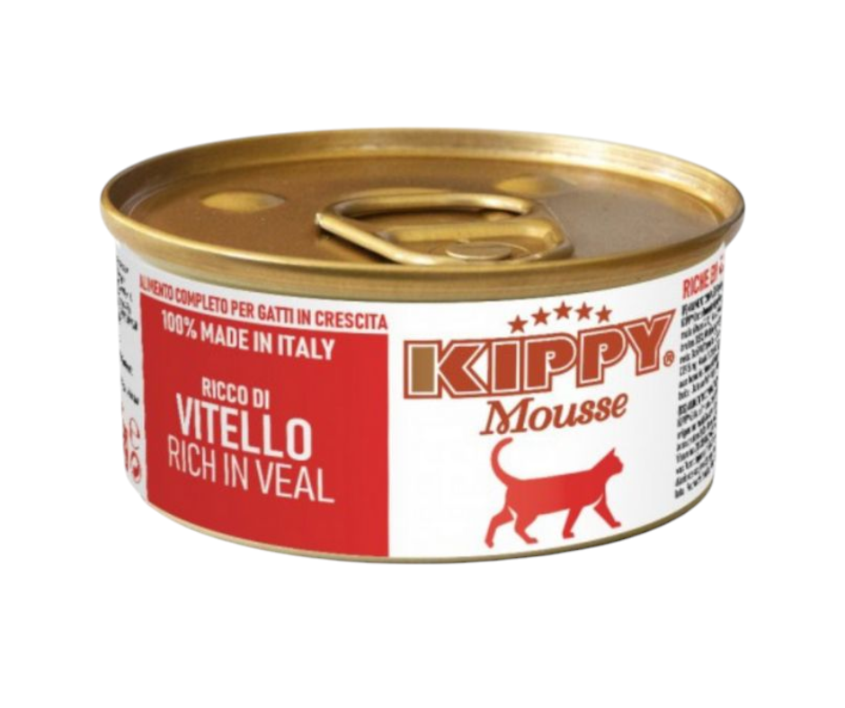 طعام كيبي موس الرطب الغني بلحم العجل للبالغين 85 جرام