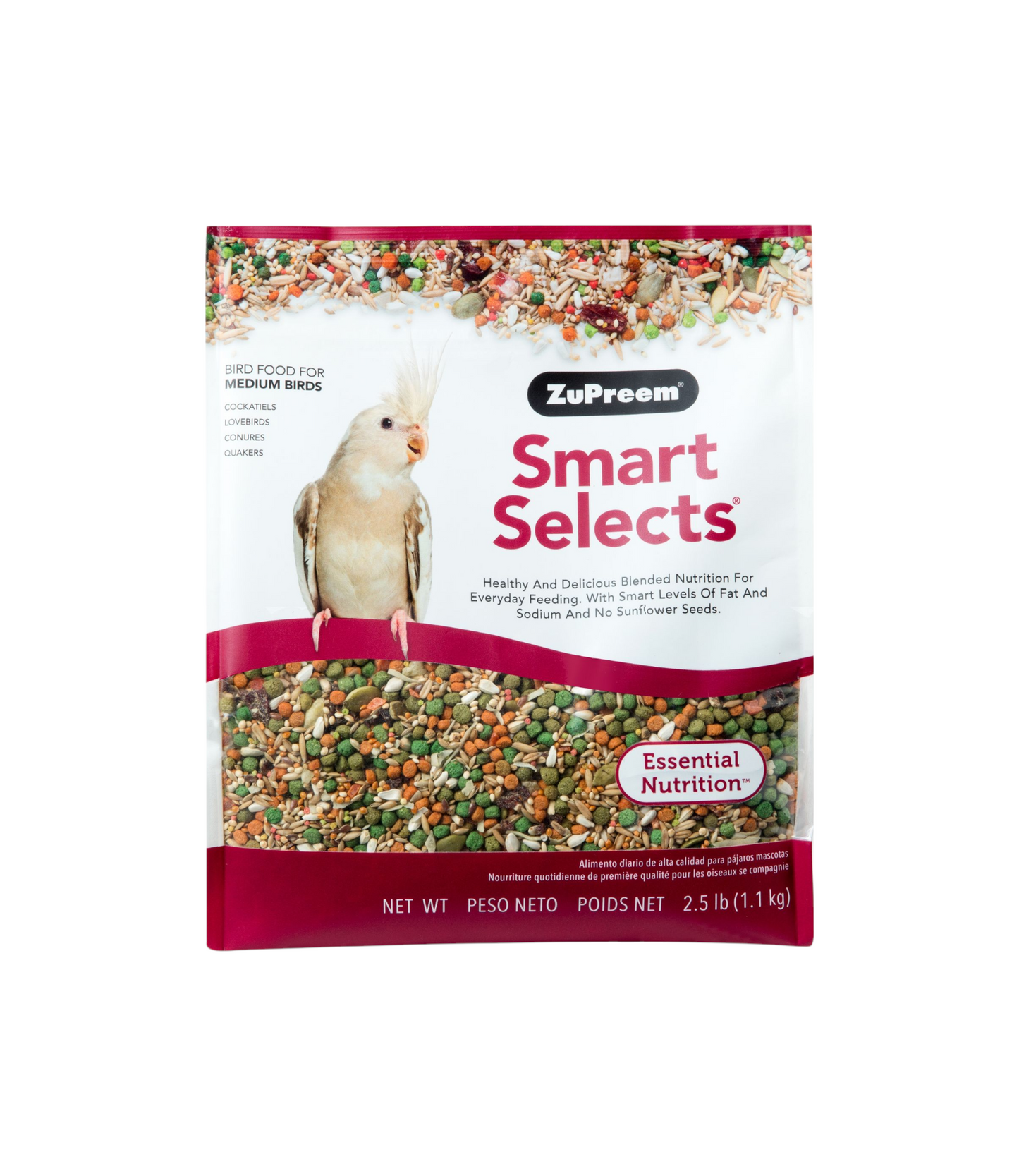 Zupreem - Smart Selects Cockatiels 2.5lb