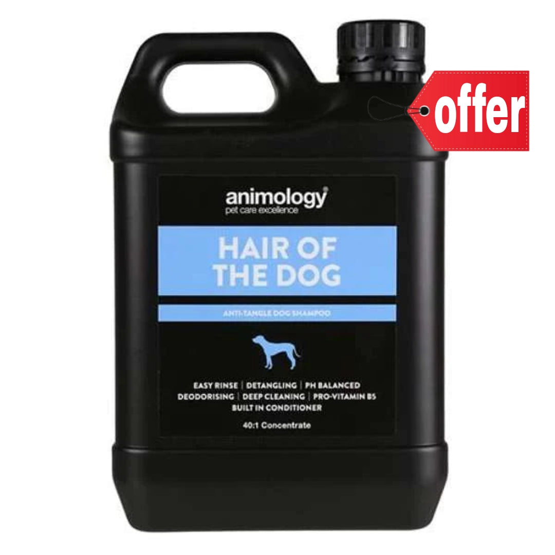 Animology Hair Of The Dog For Anti Tangle Shampoo 250 ml - 2.5 L( Different Sizes )