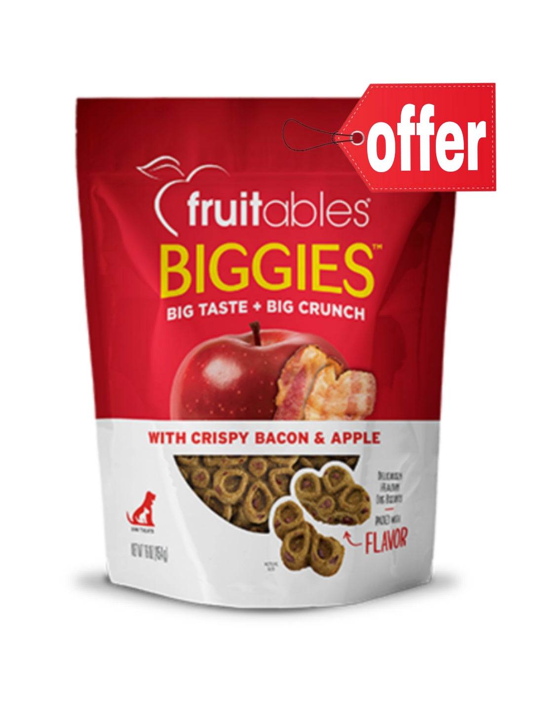 مكافأت فروتبلز شرائح لحم مقدد مقرمش وتفاح 454 جرام