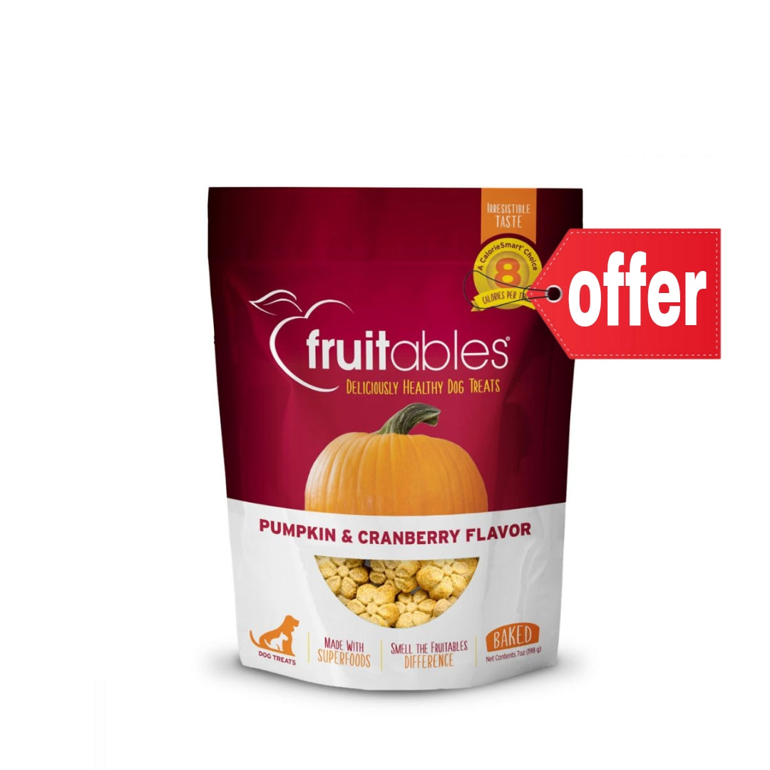 Fruitables-Pumpkin Cranberry flvr 198gm – Pet Planet Kuwait