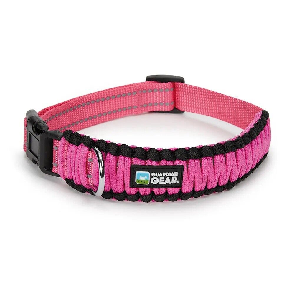 طوق باراكورد عاكس من PetEdge-Guardian Gear - وردي