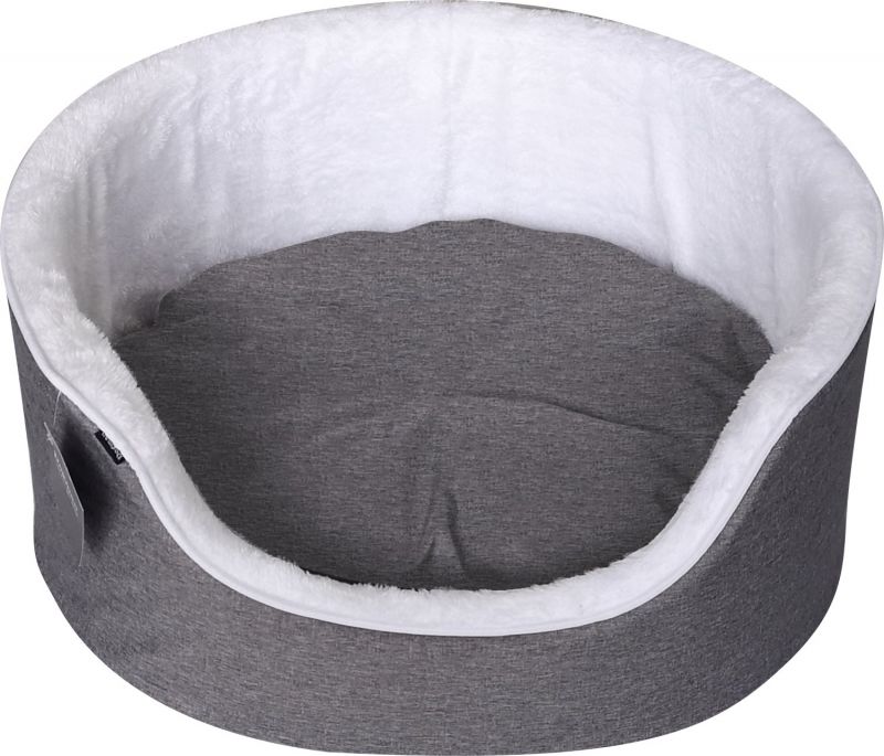 سرير دوغمان بادي ذو الحافة العالية باللون الرمادي (مقاسات مختلفة)