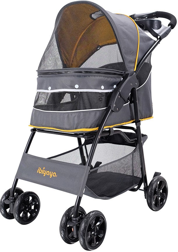 Ibiyaya-Cloud 9 Pet Stroller - Mustard Yellow
