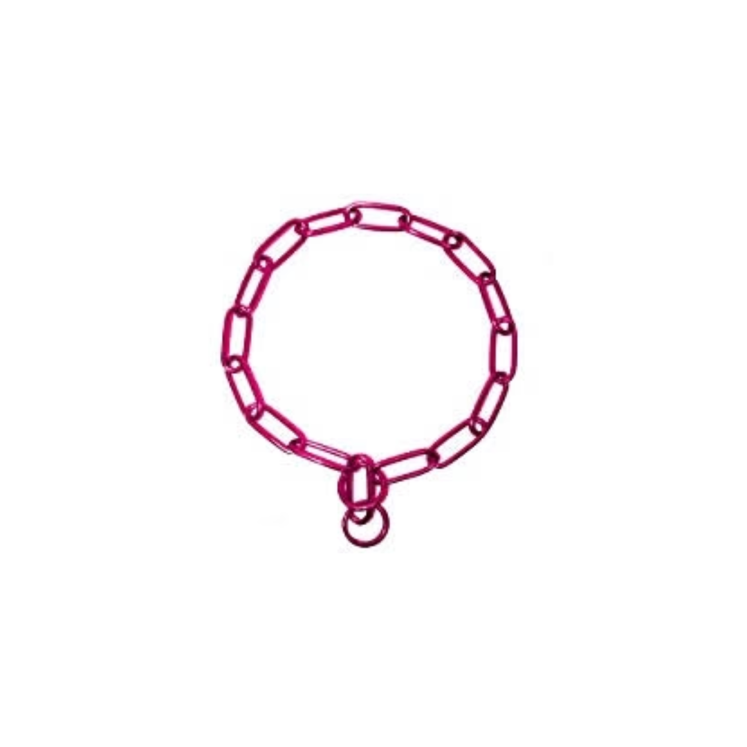 طوق بلاتينيوم بيتس - بسلسلة حماية الفراء لون توت العليق بأحجام مختلفه