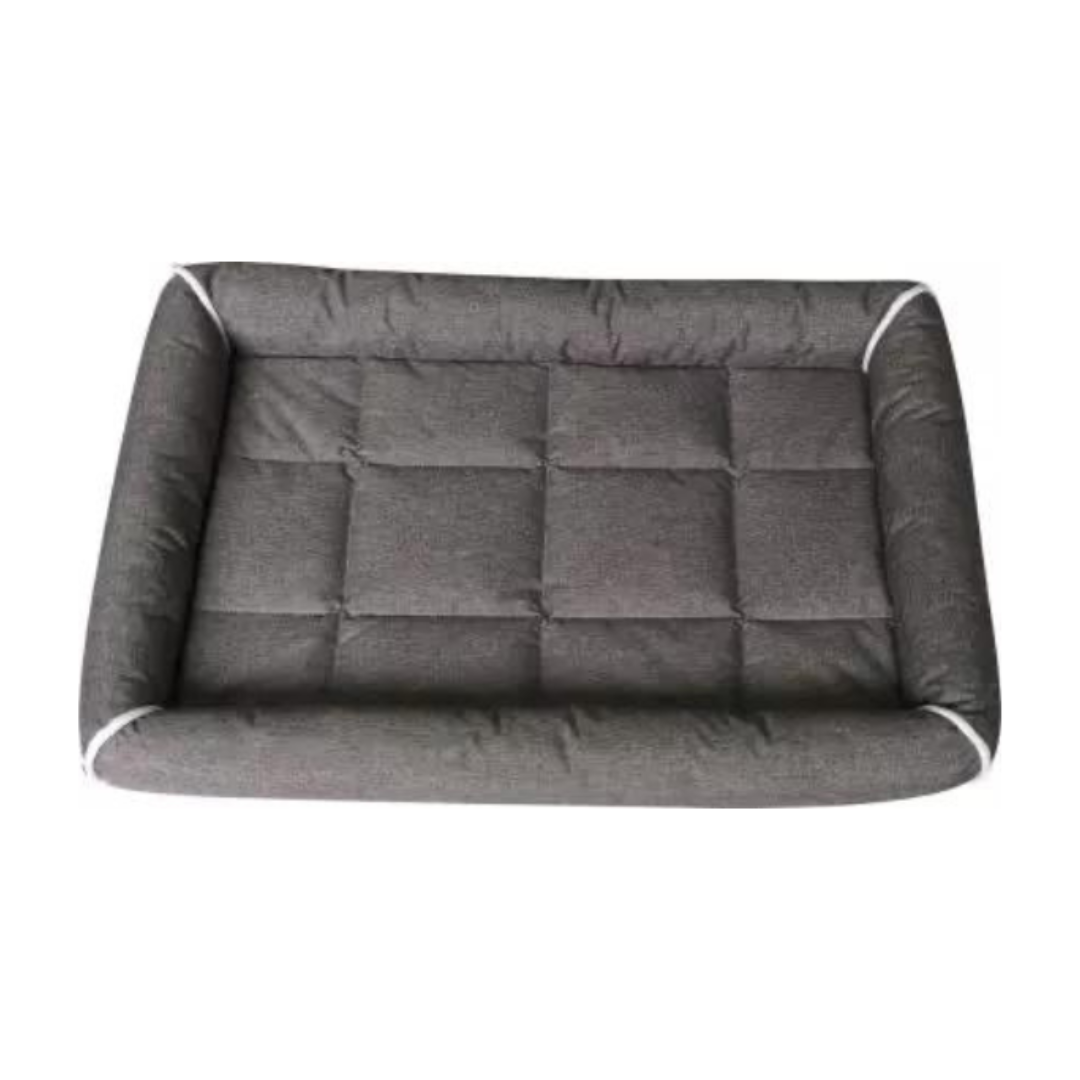 وسادة قفص كلب دوغمان - رمادية - مقاس صغير