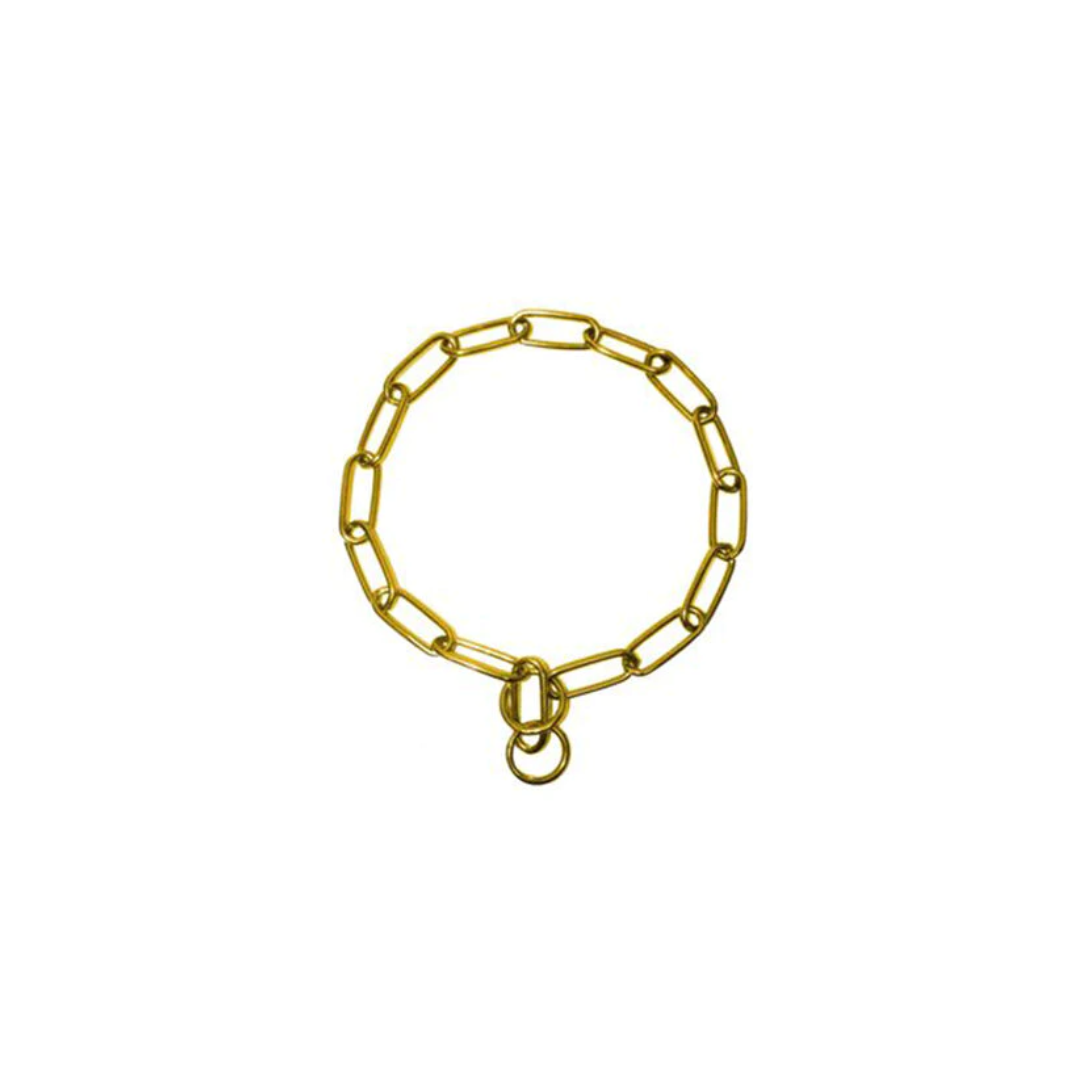 طوق بلاتينيوم بيتس المصنوعة من الفولاذ المقاوم للصدأ لون ذهبي