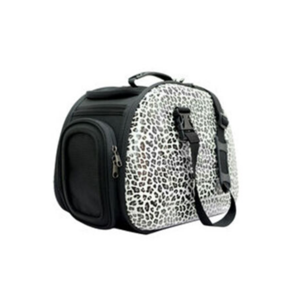 Ibiyaya Classic EVA Collapsible Pet Carrier- 45*30cm - Safari Leopard