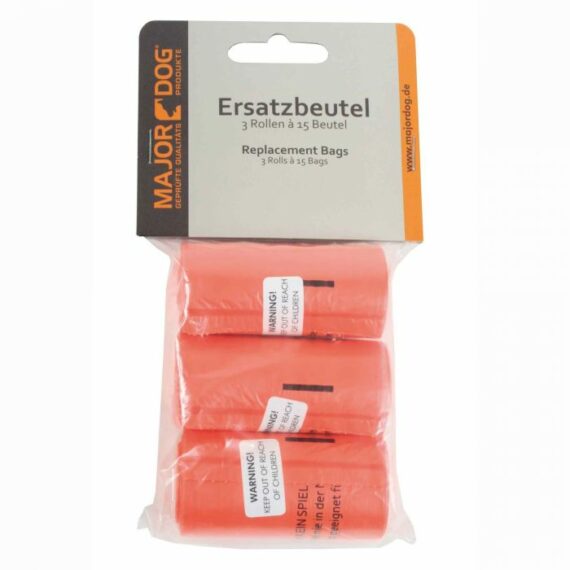 أكياس النفايات من MajorDog-(3 لفات/مجموعة)