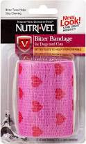 Nutri-vet 3 inch Bitter Bandage ( 5 x 7.6 x 5CM 2.4 Ounces )