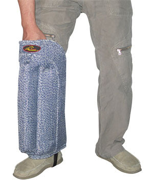 تدريب الكلاب - كم حماية الساق مع قضيب العض