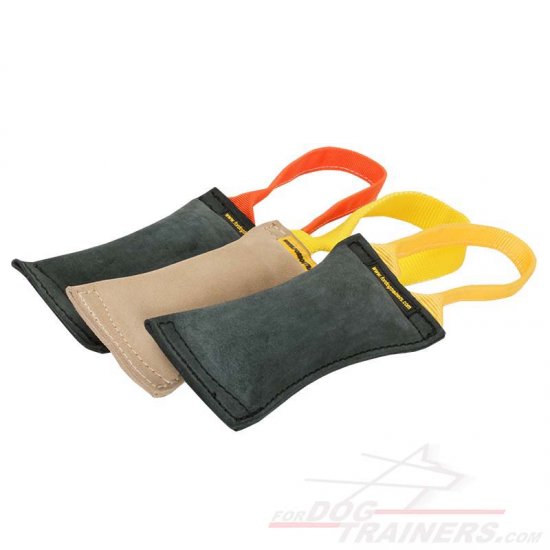 Dog Training-Leather Bite Tug(6x20cm) TE47