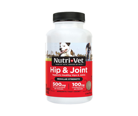 Nutri-vet Hip & Joint Regular Strength  180tabs.