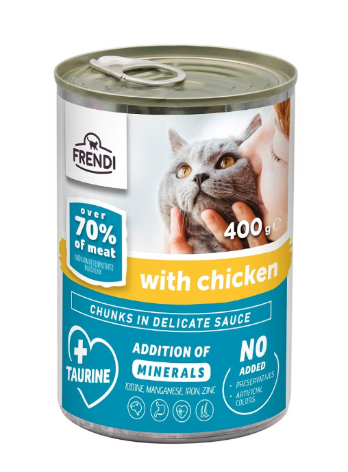 Frendi for Cat Chunks in Gravy with Chicken 400gm Adult