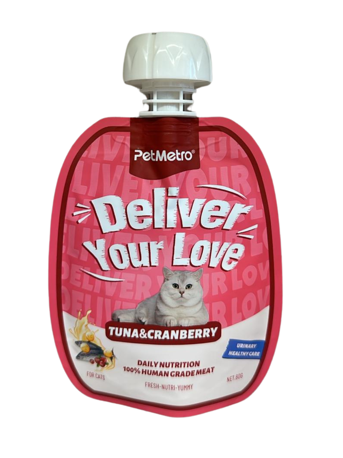 Pet Metro - Flavor Tuna&Cranberry NUTRITION POUCH 60g