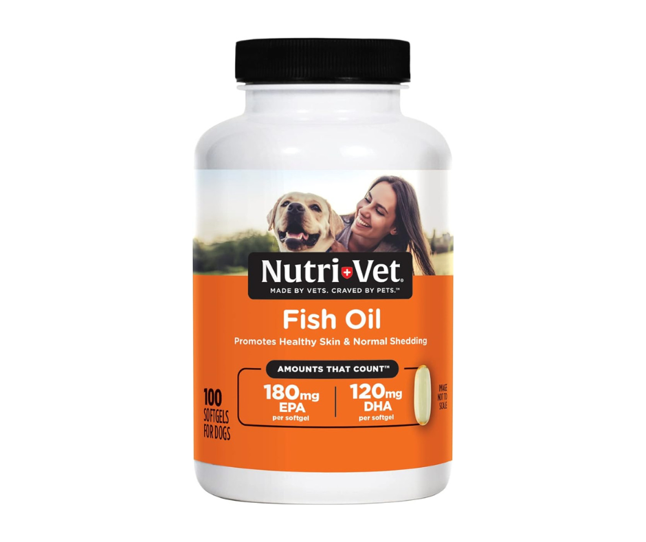 Nutri-vet Fish Oil Soft gels For Dogs 100 capsules