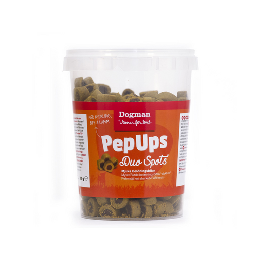 DogMan-Pep Ups Duo Spots(Chicken,Beef&Lamb) 300g