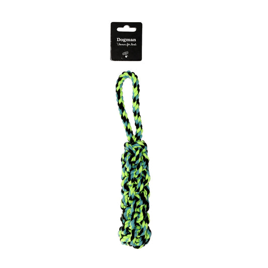 Dogman Toy Rope Dummy - Green - 30cm