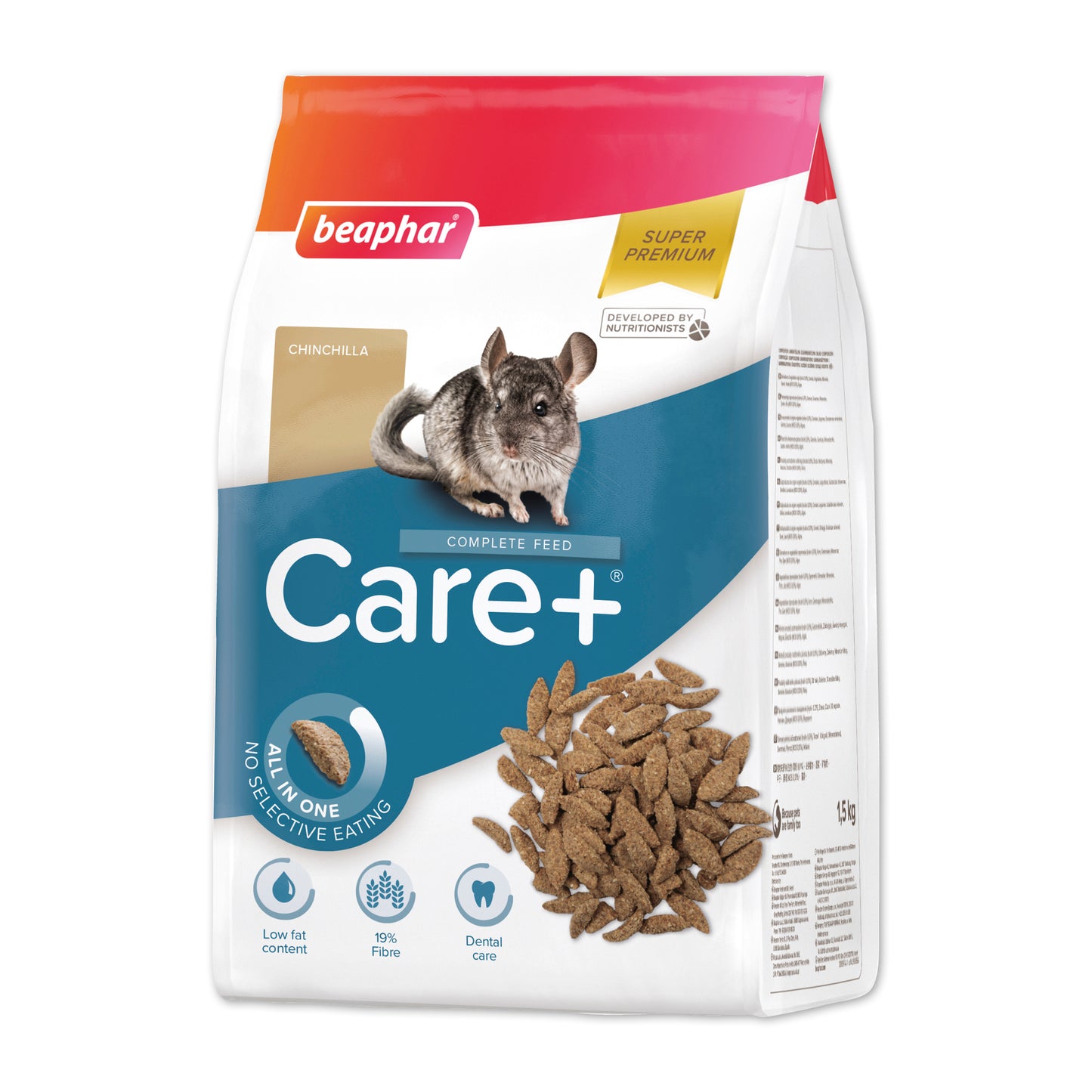 Beaphar - Care+ Chinchilla Food 1.5kg