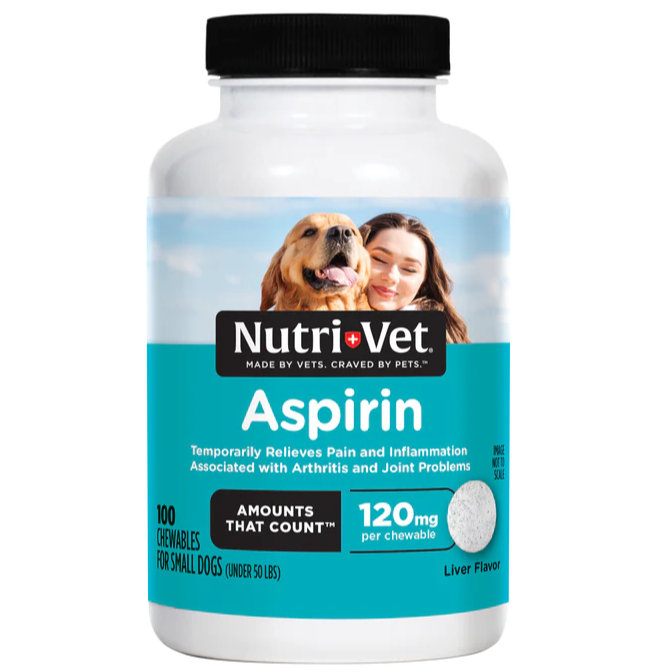 Nutri-vet Aspirin 120mg for Small Dogs