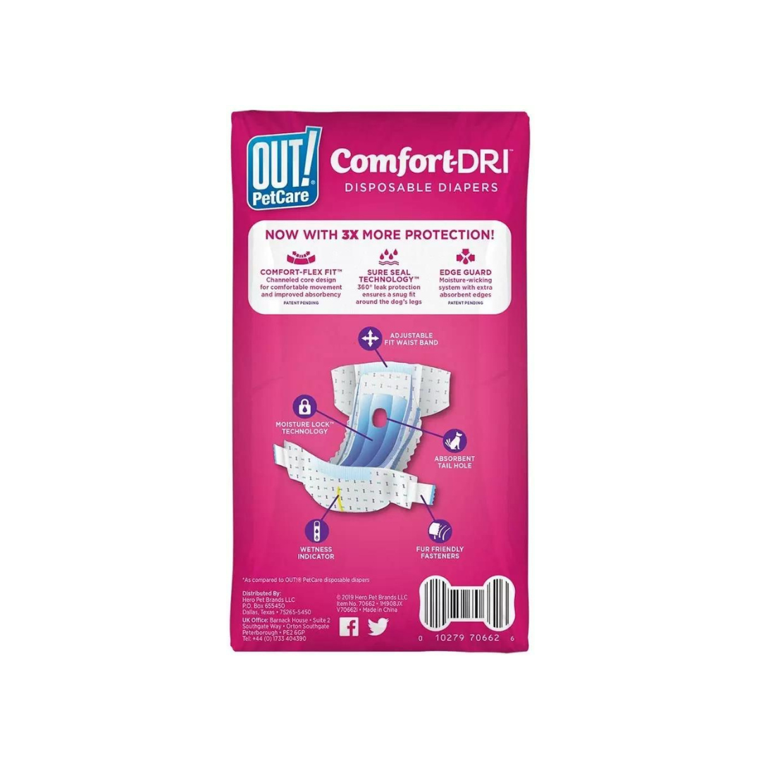 OUT! Disposable32 Diapers Female - XS/S - Manna Pro