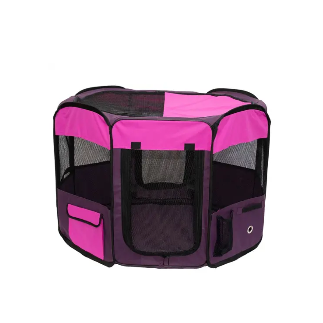 Dogman -Canvas playpen Tintin Bubblegum pink _ Small