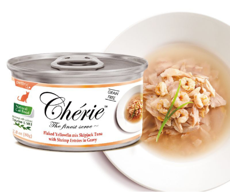 Cherie Tuna with Shrimp in Gravy  80g
