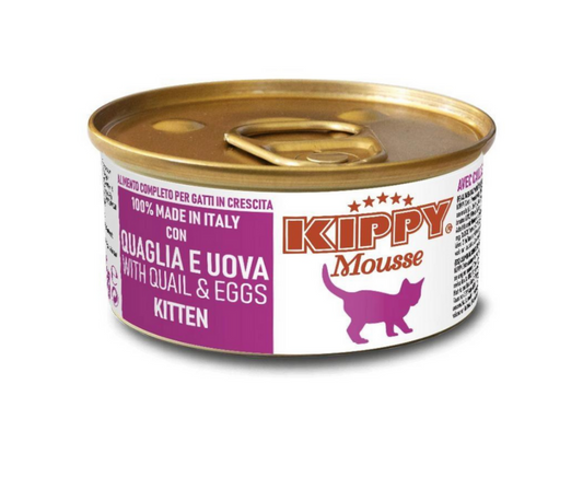 Kippy Mousse With Quail & Eggs Kitten 85g