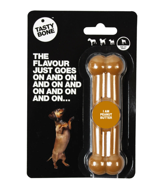 TastyBone Nylon Toy Dog, Peanut Butter Flavor