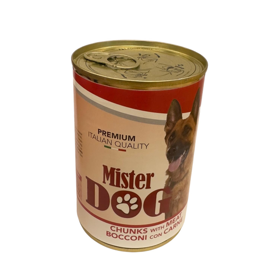 طعام مستر دوج الرطب بنكهة اللحم (أحجام مختلفة)