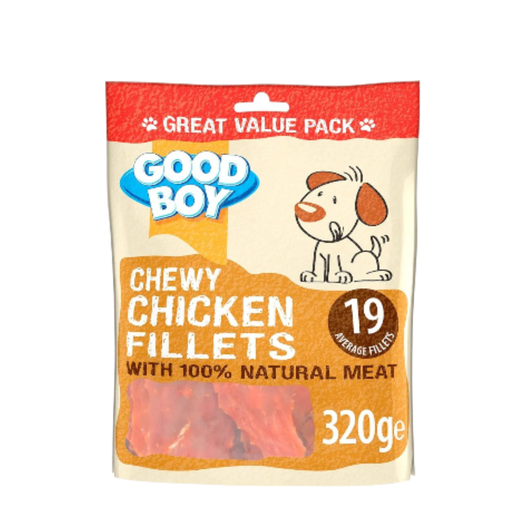 Good Boy  - Chewy Chicken Fillets 320g Value Pack