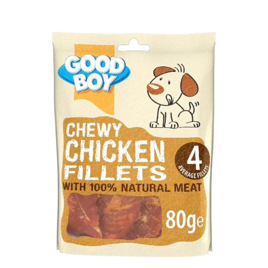 جود بوي - فيليه دجاج مطاطي للكلاب - 80 غرام