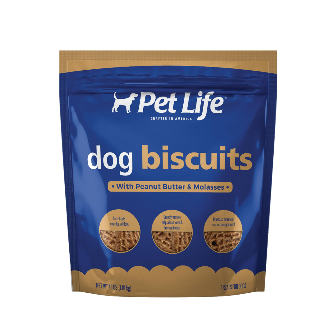 Pet Edge- Pet Life Peanut Molasses Biscuits 4Lb
