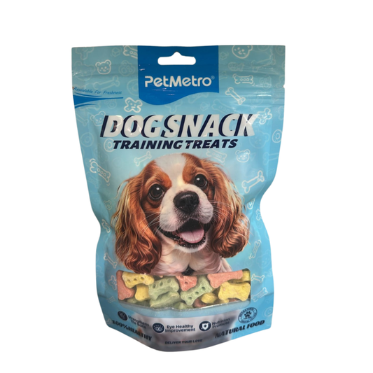 طعام بت مترو الجاف للكلاب بنكهة السمك والدجاج حجم العبوة 250 غرام