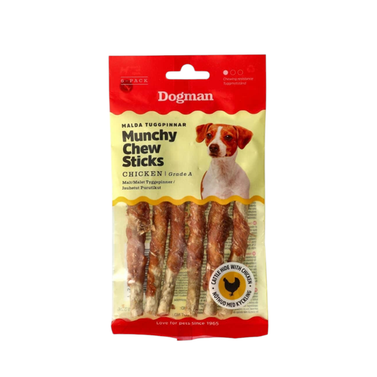Dogman-Chew sticks munchy chicken 6p