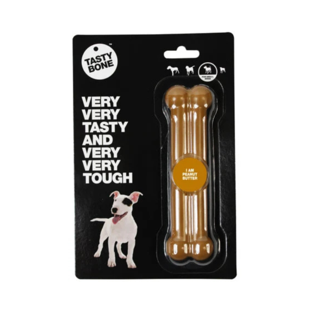 TastyBone Nylon Toy for Small Dogs, Peanut Butter Flavor