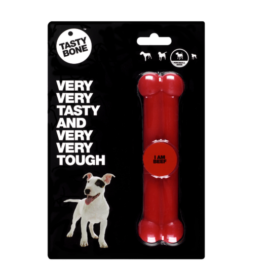 TastyBone Nylon Toy for Small Dogs, Beef Flavor